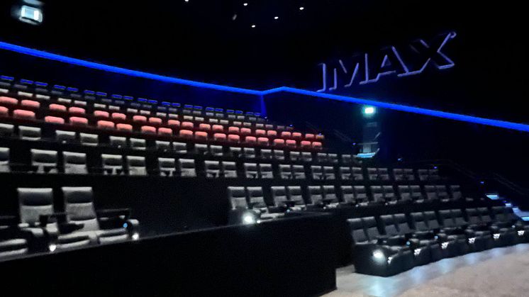 Nya IMAX biografen invigs på Filmstaden Luxe i Uppsala idag