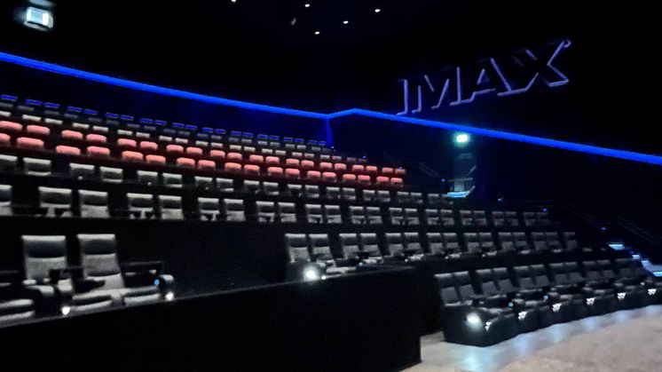 Nya IMAX salongen invigs idag på Filmstaden Luxe Uppsala 