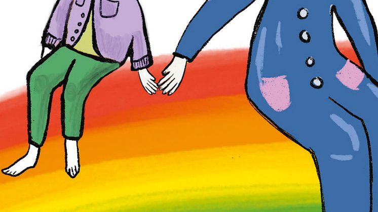 Judit Béres Lagerquist presenterar barnboken "Alva och mormor letar efter regnbågen" – ett lärorikt äventyr om kärlekens, naturens och himlens färger