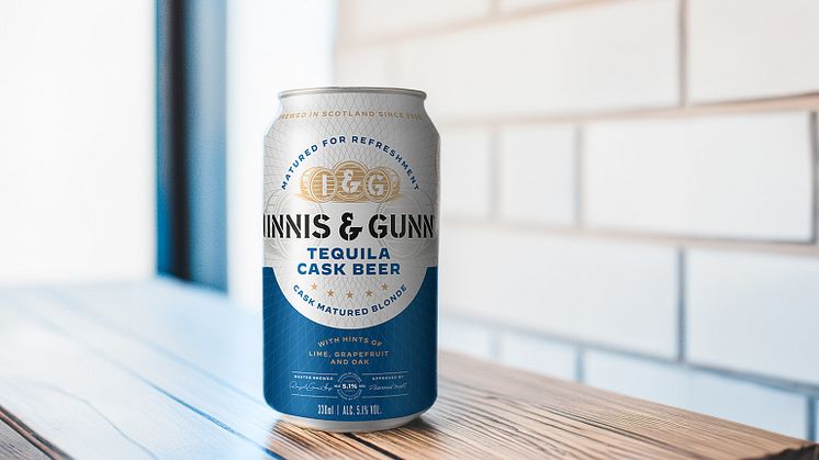 Innis & Gunns Tequila Cask – Blonde Ale lagrad på tequilafat i tillfälligt släpp på Systembolaget.