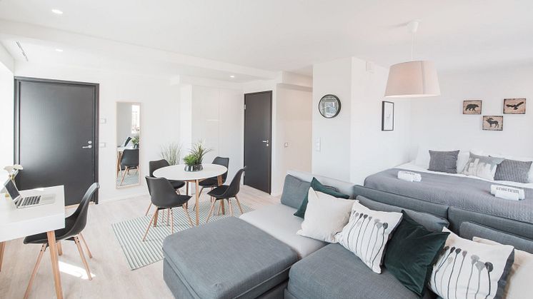 Forenom Apartments tilbyr fullt møblerte boliger over hele Norden og Tyskland