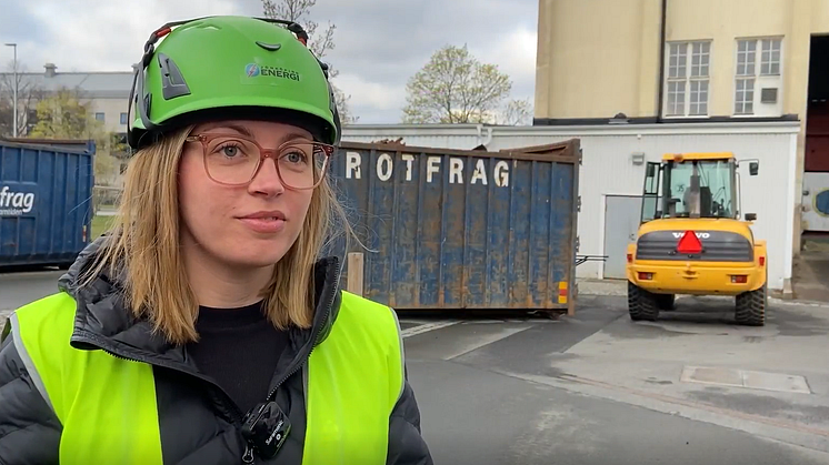 Rebecka Finnström, projektledare på Jönköping Energi.