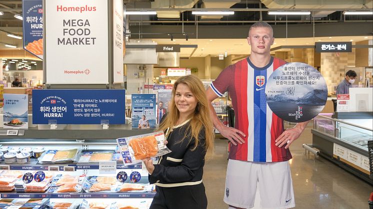 Norges sjømatråds Manager Sør-Korea, Mia Sætre Bernhardsen. Foto: Norges sjømatråd