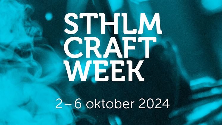 Stockholm Craft Week 2024 invigs av Kakan Hermansson