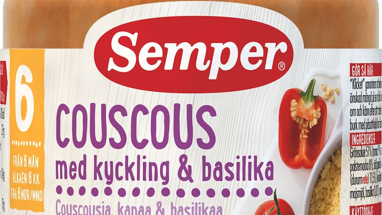 Återkallelse av Couscous med kyckling & basilika