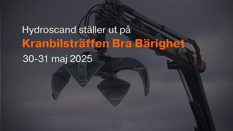 Träffa Hydroscand på Kranbilsträffen Bra Bärighet i Trollhättan