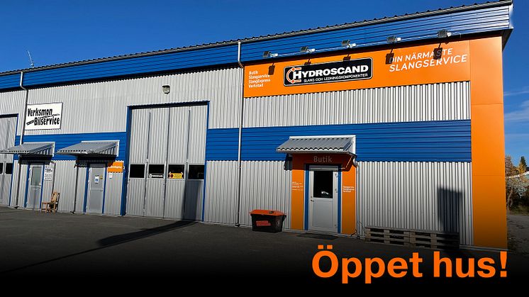 Hydroscand i Östersund bjuder in till öppet hus