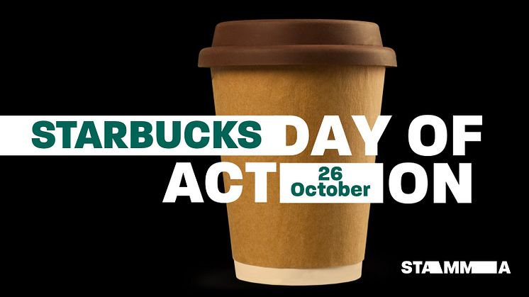 Starbucks Day of Action, 24th Oct