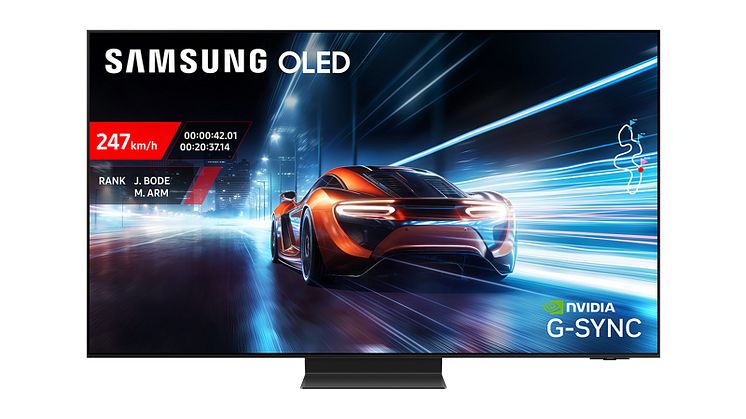 Samsung förhöjer spelupplevelsen med kompatibilitet för NVIDIA G-SYNC på sina OLED TV:s
