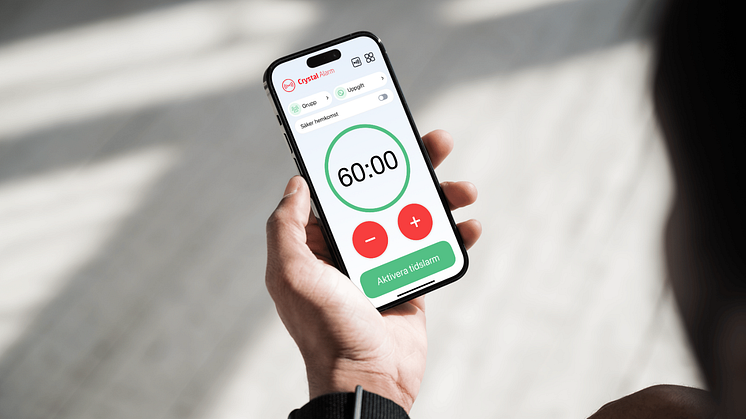 Crystal Alarm får sin största uppdatering hittills – ny design i appen!