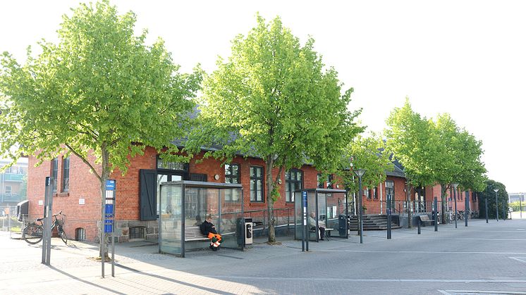 Bygningen, hvor Café Pakhuset ligger i. 