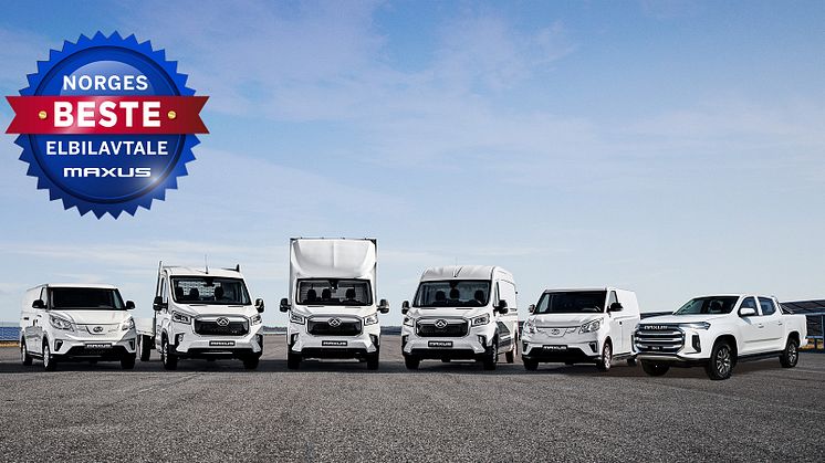 Maxus presenterer Norges beste elbilavtale og er først ut med prisgaranti