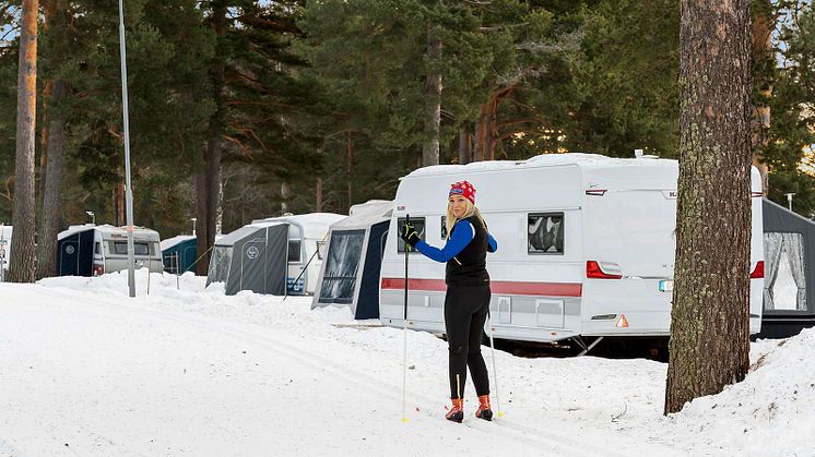 Flere tager på camping om vinteren