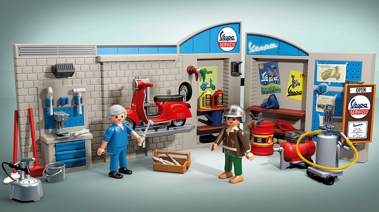Italienisches Lebensgefühl auf zwei Rädern: Vespa gibt es jetzt im PLAYMOBIL-Format