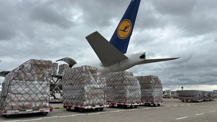 eCommerce shipment operations at Frankfurt Airport