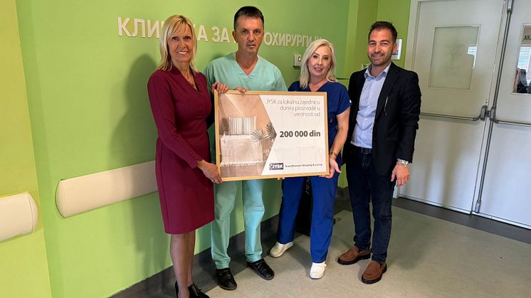 JYSK pomaže Klinici za neurohirurgiju u Nišu i otvara novu prodavnicu