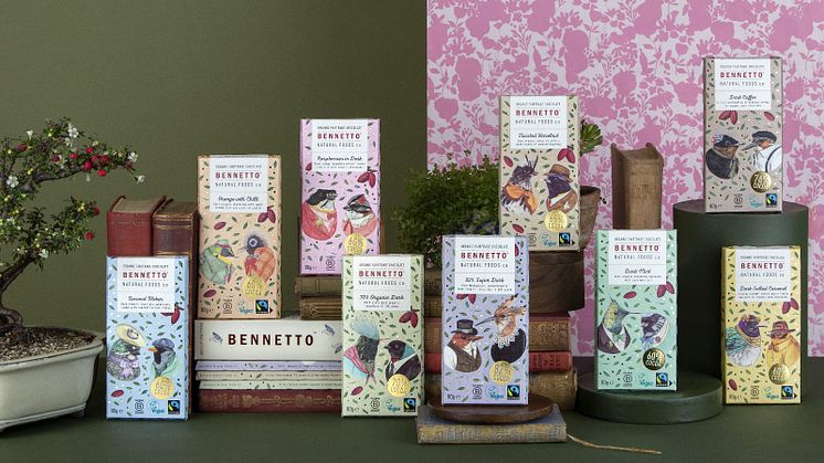 Bennettos ekologiska- och fairtradecertifierade chokladsortiment