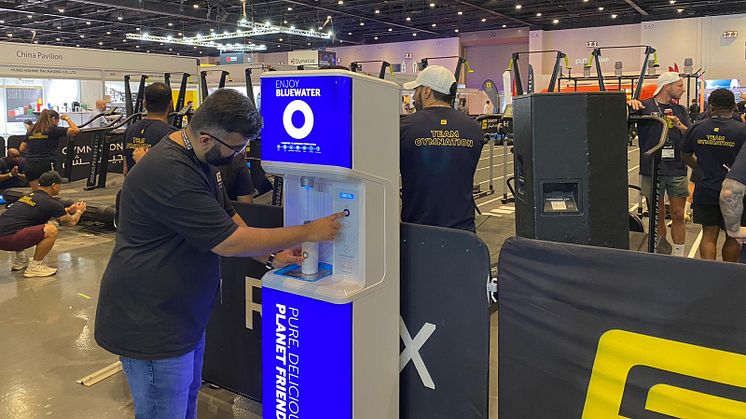 Bluewater and Nia Showcase Cutting-Edge Water Purification Products That Enhance Fitness Hydration at DUBAI ACTIVE 2024