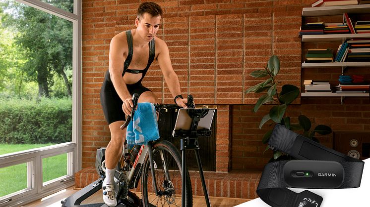 Der neue HRM 200 sendet Daten in Echtzeit an kompatible Garmin Smartwatches, Radcomputer, Fitnessgeräte und Apps.