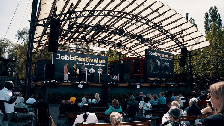 Jobbfestivalen med tema Mångfald & Inkludering i Kungsträdgården, Stockholm
