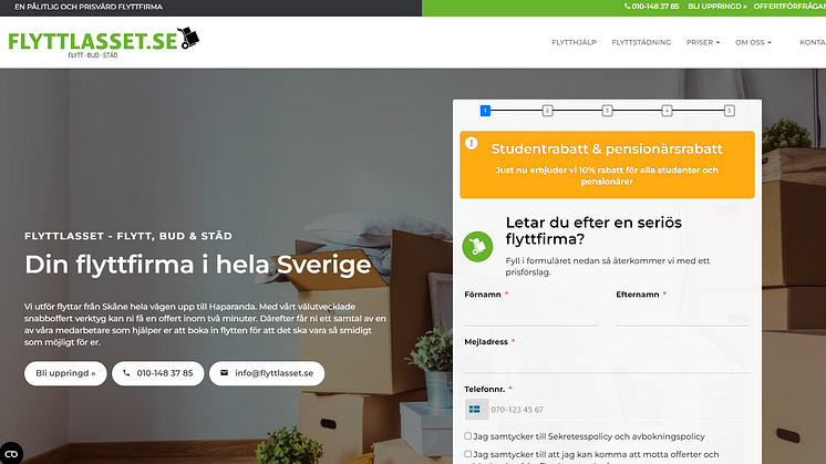 Flyttlasset - En flyttfirma i hela Sverige