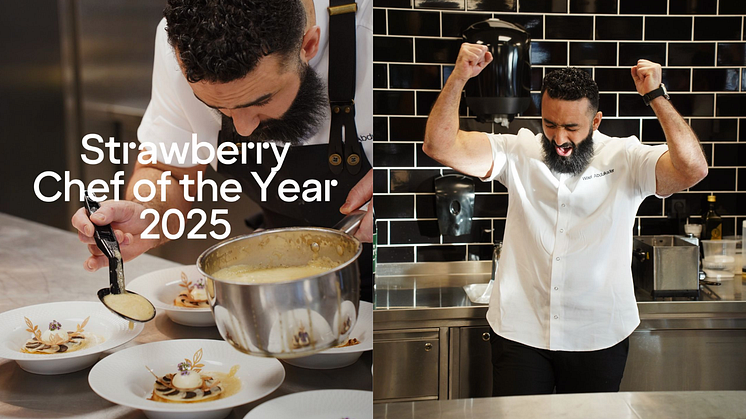 Wael Abdulkader ör vinnaren av Strawberry Chef of the Year 2025