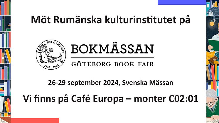 Författarna Moni Stănilă, Varujan Vosganian och Corina Ilea bland Rumäniens gäster på Bokmässan i Göteborg