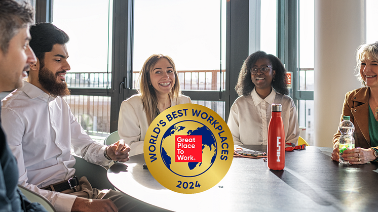 HILTI RECOGNIZED AS WORLD’S 5th BEST WORKPLACE