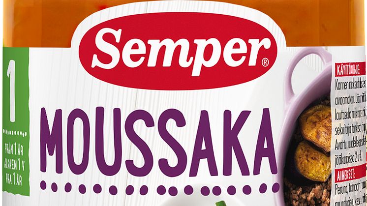 Moussaka i glasburk, från 1 år, 235g, 