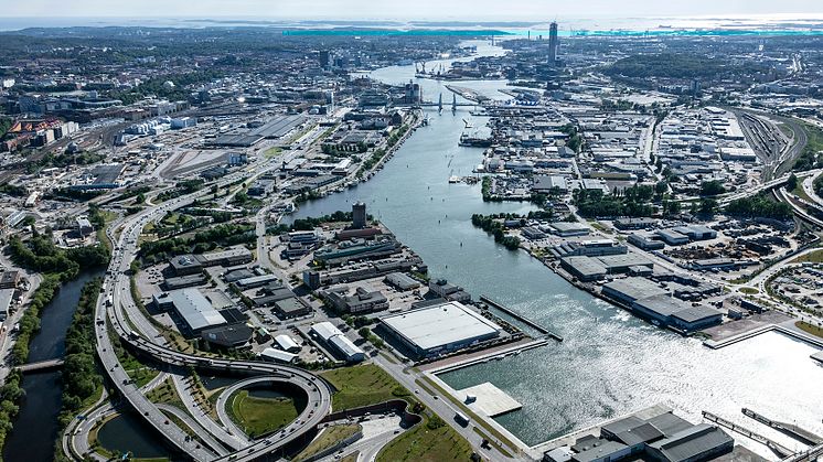 Planeringsbeslut för fördjupad planering av högvattenskydd längs delar av Göta älv är ett av ärendena på stadsbyggnadsnämnden i april. Bild: Göteborgs Stad.