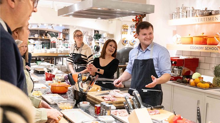 It's all smiles at London's exclusive Divertimenti cookery school, which has a Bluewater kitchen station installed to ensure tap water is a pure as nature intended without the chemicals found in the British capital's tap water.
