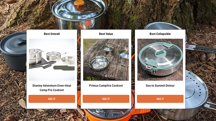 Media Coverage from Outdoor Life: The Best Camping Cookware of 2024