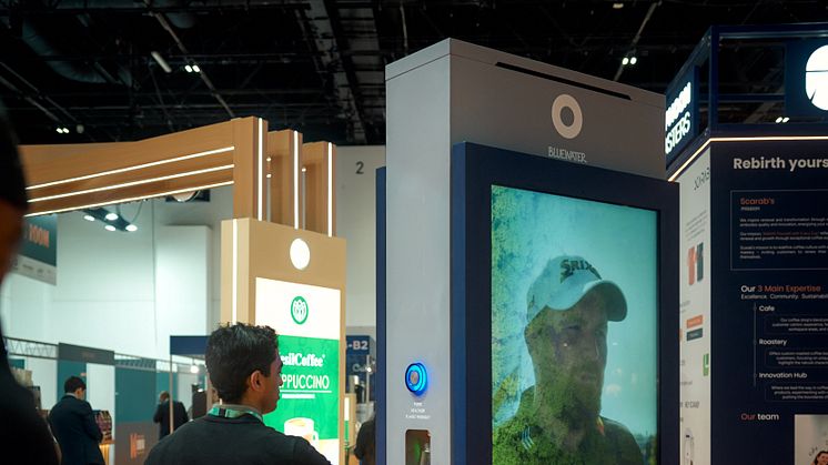 Bluewater's unique hydration station with digital signage options are buzz makers at bustling venues or on city streets
