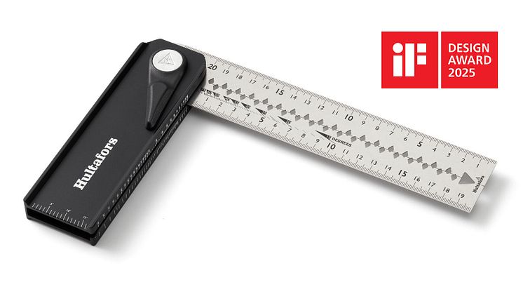 Hultafors' award-winning Quattro Bevel Square tool.