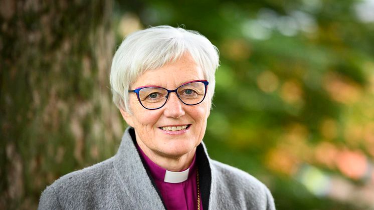 Före detta ärkebiskop Antje Jackelén gästar Skövde