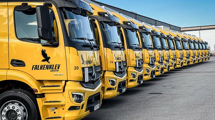eActros 300 hos Falkenklev Logistik