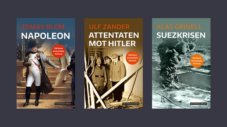 Höstens nyheter i populära bokserien om historia