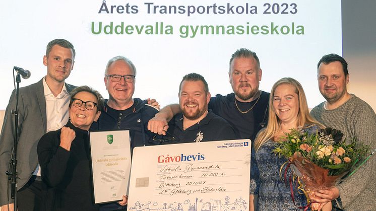 Förra året blev Uddevalla gymnasieskola Årets Transportskola. Vilken skola får utmärkelsen i år? Åtta finalskolor är utsedda och har möjlighet att ta hem titeln i oktober. Foto: Liza Simonsson.