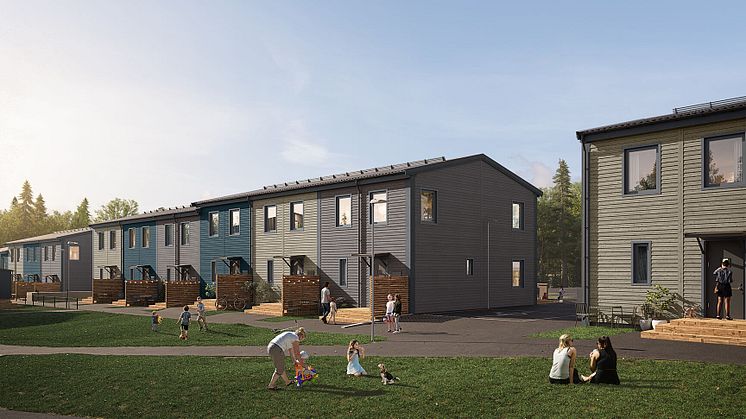 Illustration Brf Laggarudden i Ludvika