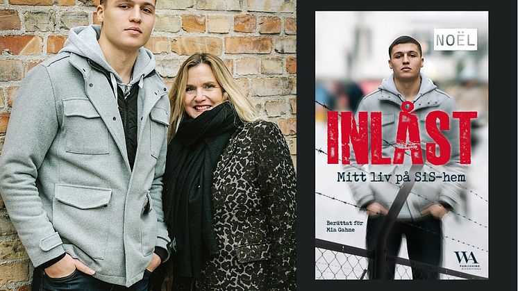 Noël och Mia Gahne, författare till boken "Inlåst". Foto: Sebastian Borg