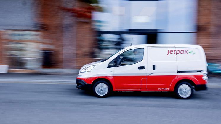 Jetpak ger åkare laddningsmöjlighet med hjälp av Driva