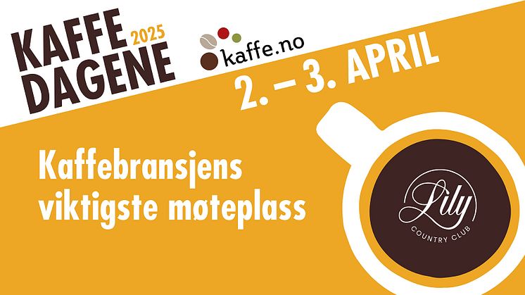 Bli med på Kaffedagene 2025!