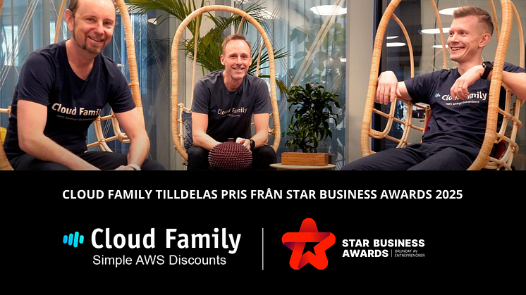 Cloud Family har tilldelats en utmärkelse vid Star Business Awards 2025, ett prestigefullt pris som uppmärksammar företag i h