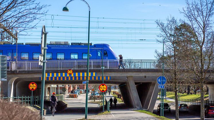 Järnvägs- och stadsutvecklingen i Hässleholms stad är ett särskilt fokusområde i samverkansöverenskommelsen mellan Hässleholms kommun och Trafikverket. Foto: Sarah Berg