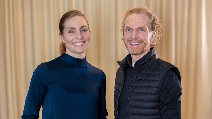 Helena Fagraeus Lundström, CEO och Jonas Nyman, styrelseordförande.