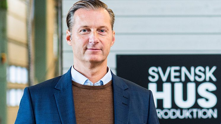 Stefan Holmberg, VD och koncernchef på Svensk Husproduktion AB, satsar på två nya affärsområden