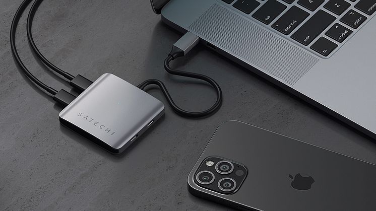 Satechi USB-C-hubb med 4 portar och PD är en hubb vi alla behöver.