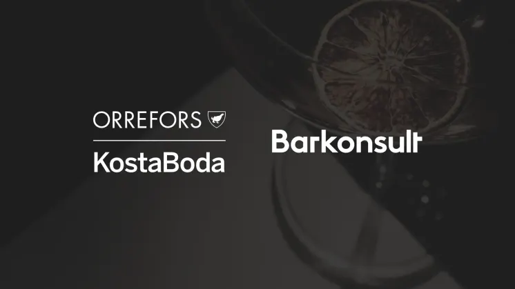 JOOL Groups portföljbolag Barkonsult har ingått ett långsiktigt strategiskt samarbete med Orrefors Kosta Boda AB.