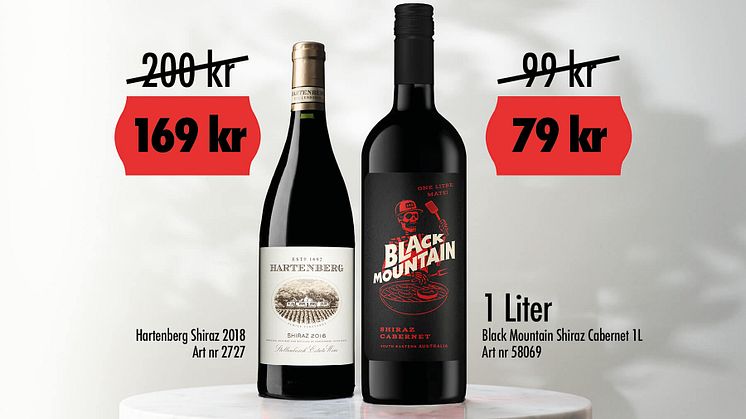 Prissänkta viner på Systembolaget!