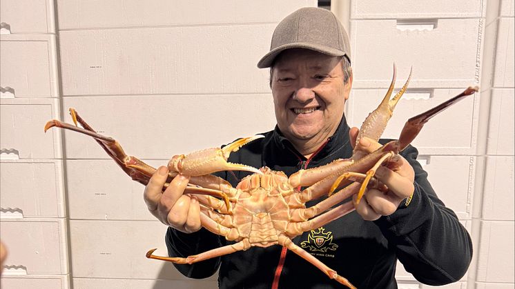 STOLT: Svein Ruud i Norway King Crab. Foto: Privat